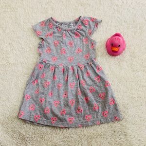 Carter’s gray hearts dress